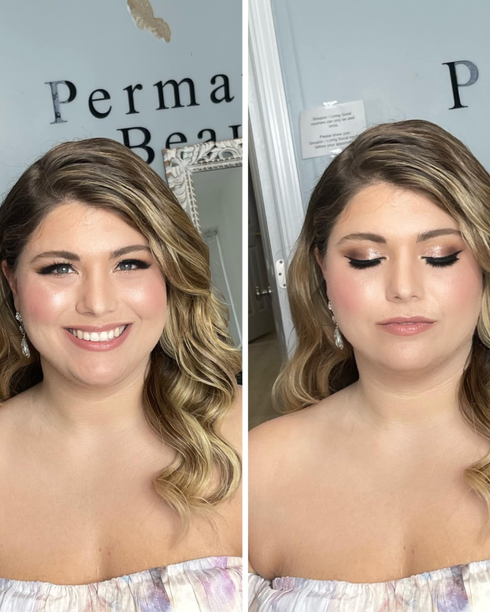 Bridal hair and makeup trial